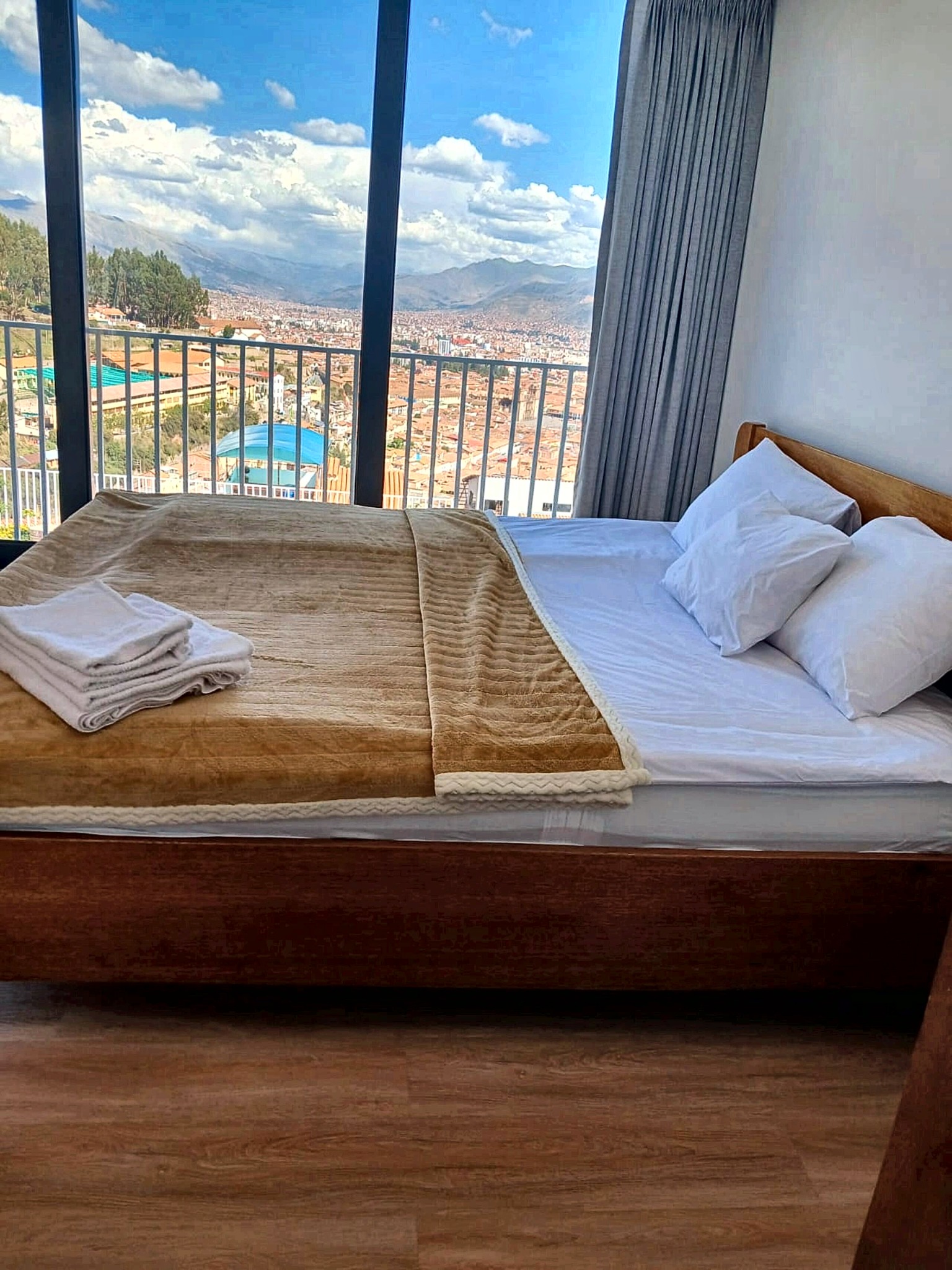Third bedroom in warm morning light